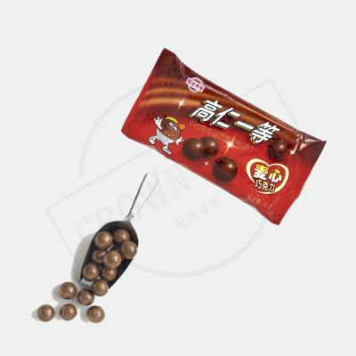 China Hot sale china mini ball chocolate making 18g bag individual candy soft mylike chocolate cookies for sale BALL for sale