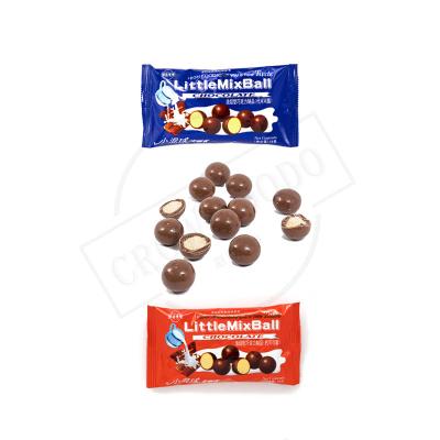 China Mylikes milk chocolate ssell malt dark chocolate balls Mylike candy dark toymerike cookie balls hot chocolate ball shape for sale