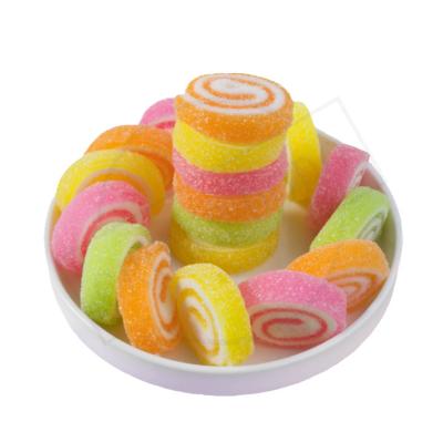 China Hot-selling Rainbow Candy Circle Natural Fruit Flavor Sweet Candy OEM/ODM Available Bulk Sale Plus Packing Design Multi-flavor Fructose for sale