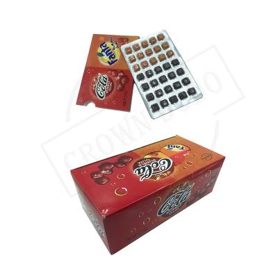 China 11g Halal Sweet Fruity Energy Chewing Gum Factory Price With Orange And Brown Color Xylitol Mint Rejuvenating Chewing Gum PHY-CG5403 for sale