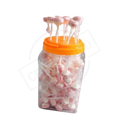 China Normal mini candy lollipop delicious milk candy milk lollipops for sale custom made food candy gifts factory price can be OEM for sale