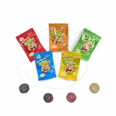 China Natural Extreme Sour Hard Candy Assorted Fruity Flavors 3 Layered Intense Challenge Children's Candy Versions New Product OEM Favorite for sale