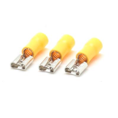 China PVC Series 22-10AWG Corrosion Resistance FDD Electrical Brass PA Wire Crimp Connectors Pre-insulated Spade Disconnect Crimp Cable Female Terminals for sale