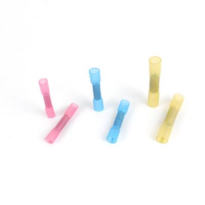 China Low Voltage BHT Series 22-10AWG Copper Brass Waterproof Insulation Butt Electrical Heat Shrink Connectors Crimp Cable Terminals for sale