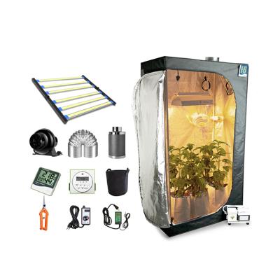 China Easily Assembled Hot Selling Hydroponic Flower Plant Grow House Box High Quality Reflective Grow Tent for sale