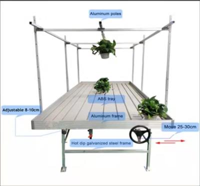 China Agriculture Planting Table Ebb Flow Vertical Flood Rolling Table Grow Racks Ebb and Flow System for sale