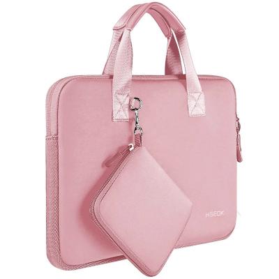 China The latest fasion HSEOK girl laptop bag 15.6 inch waterproof neoprene laptop case with handle with small bag for sale