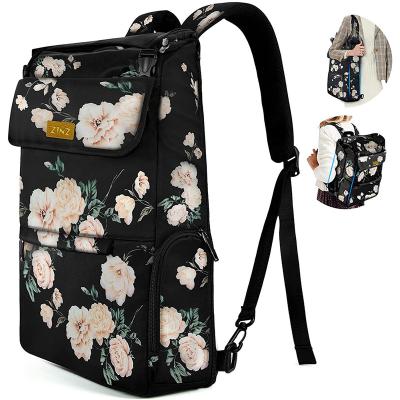 China Slim Expandable 17 17.3 Inch Laptop Backpack Casual Shoulder Bag, Large Capacity Water Repellent Universal Notebooks Bag for sale