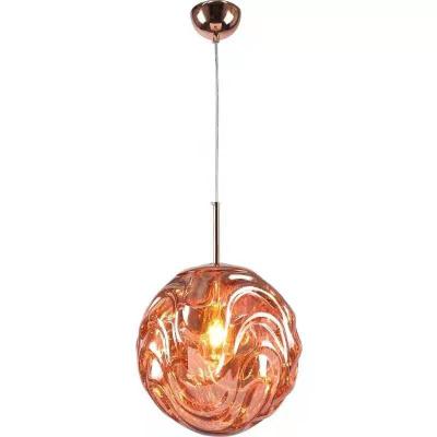 China Modern 10W Round or Pole Flattened Diamonds Glass or Lava Glass Shade Decorative Acrylic Pendant Led Light for sale