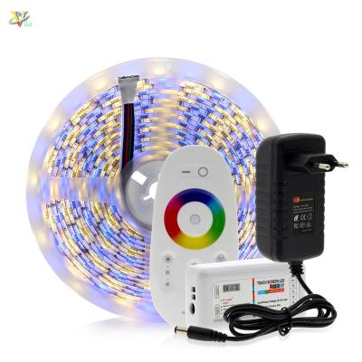 China Decoration Lighting 5M 5050 Flexible LED Strip DC12V RGB RGBW 300 LED RGB Color LED Strip Light Set for sale