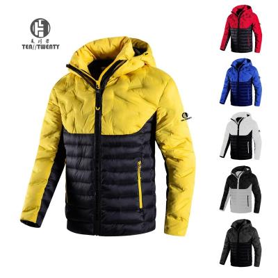 China 2021 Fashion Custom Logo Padding Jacket Male Light Winter Men Stripper Jacket QUICK DRY for sale