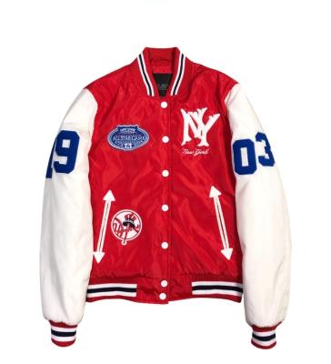 China Custom QUICK DRY Logo Letterman Jacket Men's Bomber Jacket for sale