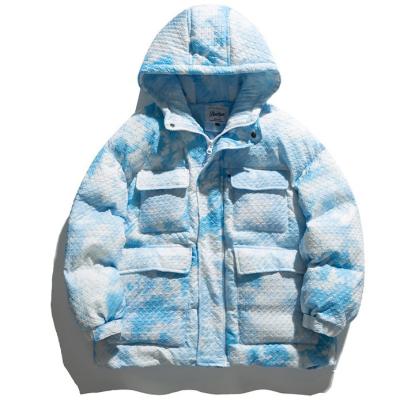 China Custom Wholesales QUICK DRY Winter Bubble Warm Waterproof Coat Men's Anorak Stripper Jacket for sale