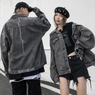 China New Arrival Viable Wholesale Custom Jean Coat Mens Denim Jacket Unisex For Spring for sale