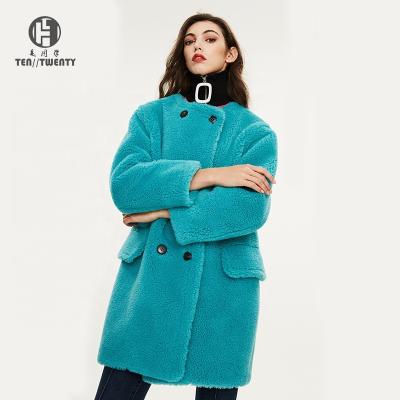 China Fashionable Custom Made Women's Top QUICK DRY Plus Size Autumn Winter Long Fur Coats Outdoor Women's Fleece Jackets for sale