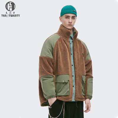 China Custom Made Breathable Fur Winter Fleece Coat Men Women Warm Jacket OEM Logo Male Plus Size Loose For Man for sale