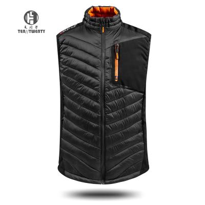 China 2021 New Design Polyester Custom Vest Fashion Lightweight QUICK DRY Jacket Men's Sleeveless Vest For Winter for sale