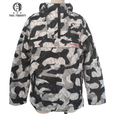 China Wholesale 2021 Winter Fashion Anorak Jacket Fleece Camouflage Stripper Anorak QUICK DRY Plus Size Jacket For Men for sale