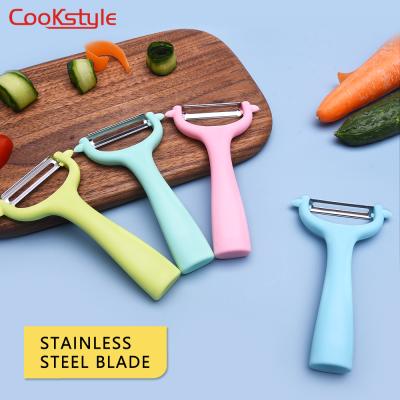 China Sustainable Stainless Steel Household Fruit Peeler, Vegetable Peeler Fruit Peeler, Kitchen Multifunctional Plastic Peeler for sale