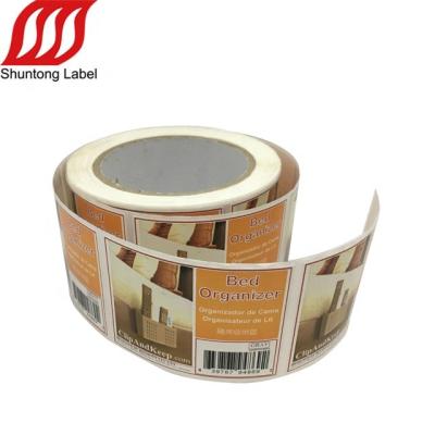 China Waterproof Top Strong Glue Adhesive Matte Finish Sticker With Glossy PE PP PVC Material Package Label for sale