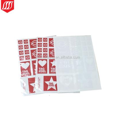 China Custom A4 sticker sheet name sticker a4 paper label sheet die cut by size waterproof for sale