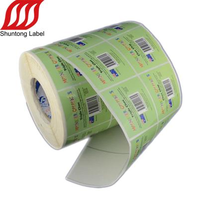 China Custom low price waterproof factory vinyl label printing, bottle label printing for sale