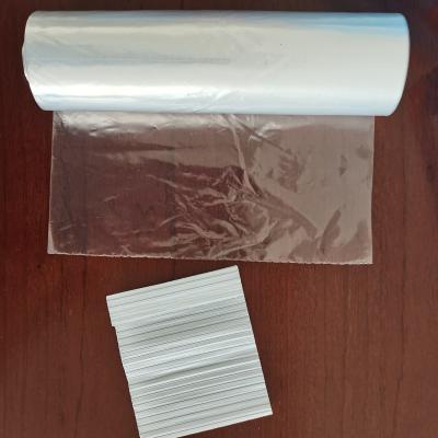 China Freezer Disposable Plastic Bag In Paper Box Food Contact Bag With Clips for sale