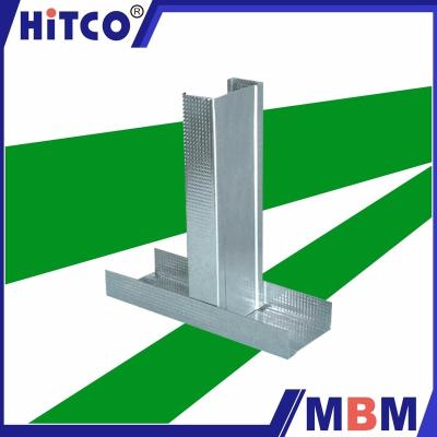 China Drywall Partition Gypsum Board Galvanized Drywall Metal Stud And Track Metal Stud Channel Furring Sizes for sale