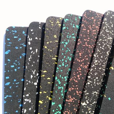 China Factory Environmentally Friendly Rubber Gymnasium China Rubber Flooring EPDM Mat Cheap Price Durable Fitness for sale