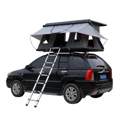 China 2022 Hot Sale Double Layer Tent Hard Shell Car Roof Top Tent Folding Truck Roof Top Tent Type Tube Tent for SUV for sale