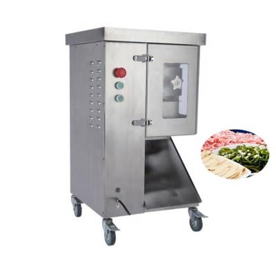 China Meat processing equipment restaurant/full automatic electric commercial meat slicer cube cutter slicer meat slicer butcher fresh meat for sale