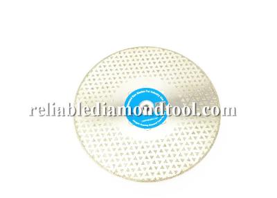 China Double Sided 9 Inch Diamond Cutting Disc Electroplated Diamond Blade With M14 Flange for sale