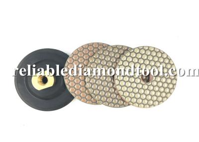 China Flexible Resin Bond Diamond Polishing Pads 2 mm Thickness Custom LOGO Printed for sale