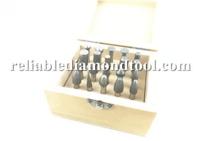 China Sculpture Tools Electroplated Diamond Burr Bit Stone Carving Kits 6×60 mm for sale