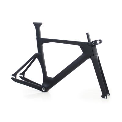 China MIRACLE BIKES Fixed Carbon Speed ​​Bike Carbon Track Frame TR018 54 - 58cm for sale