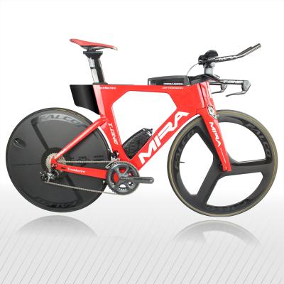 China Road Bikes Miracle Bike Carbon Time Trial Bike Frame , T700 Full Carbon TT Bike Frame for sale