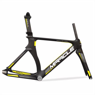 China Track Bikes 2018 New Full Carbon Track Frame, High Quality Track Bicycle Frame, T700 Track Carbon Bike Frame 2 Year Warranty for sale