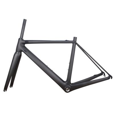 China Road Bikes High Quality Chinese Carbon Frame Chinese Carbon Road Frame T1000 Super Lightweight Aero Carbon Frame for sale