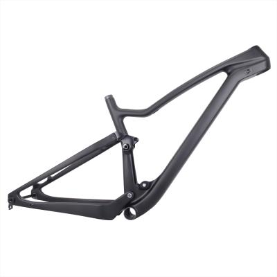 China 29er frame, full frame 29er, china carbon bicycle suspension MTB mountain bikes miracle T700 carbon mountain bike frame fs029 for sale