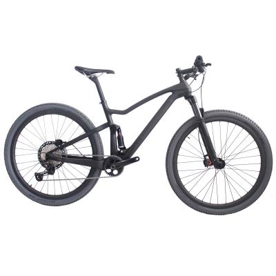 China Aluminum 29er BOOST Suspension Carbon Bikes XT 12S Groupset ROCKSHOX REBA 120mm Travel Fork, Anvil Carbon Wheelset for sale