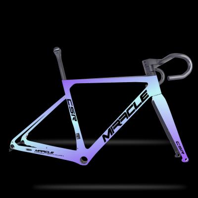 China Hottest 2020 Carbon Gravel Bikes Frame Super Light T1000 Carbon Fiber, Flat Mount Disc Brake Carbon Bicycle Frame for sale