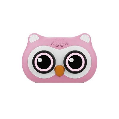 China 2021 New Cut Function Phone Cute Owl Design Sound Box Wireless BT Bass With Rgb Lights Portable Speaker for sale