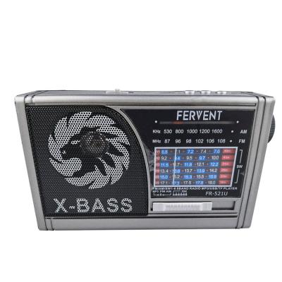 China Mini Portable FM/AM/SW1-6 8 Band Radio with USB/TF with rechargeable battery for sale