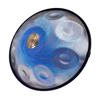 China Other Handpan Universe Series-BLACK HOLE 10 NOTES metal drum blue percussion instruments drum ensemble professional made for sale