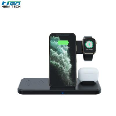 China Multifunctional 4 in 1 Factory Hot Sale Multifunctional 4 in 1 Wireless Charger Support Multiple Mobile Phones Charging at the Same Time for sale