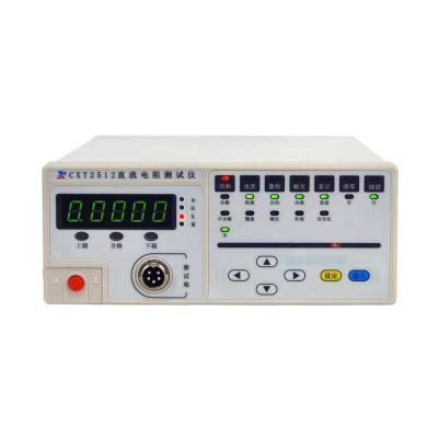 China Cxt2512 Micro ohm Milliohm contact resistance low resistance tester DC low resistance tester CXT2512 for sale