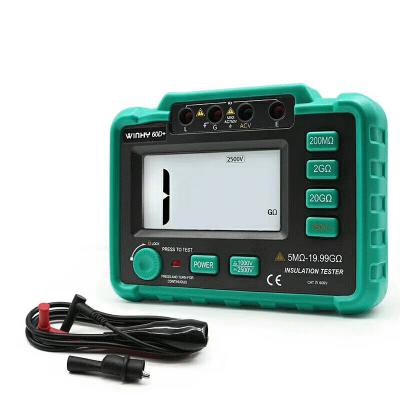 China VC60B + Megohm meter 250V 500V 1000V digital display insulation resistance teste VC60B+ for sale