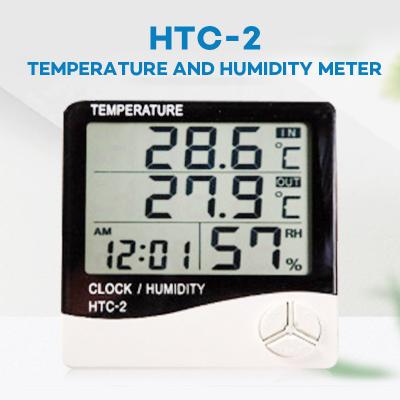 China Htc-2 electronic hygrometer Four window display temperature probe 1.5m hygrometer HTC-2 for sale