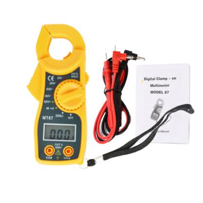 China mt87 AC current AC/DC voltage resistance digital clamp multimeter MT87 for sale