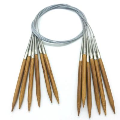 China Wholesale Bamboo Eco-friendly Polishing Knitting Needle Bamboo Circular Needles for sale